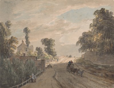 The Bayswater Turnpike by Paul Sandby